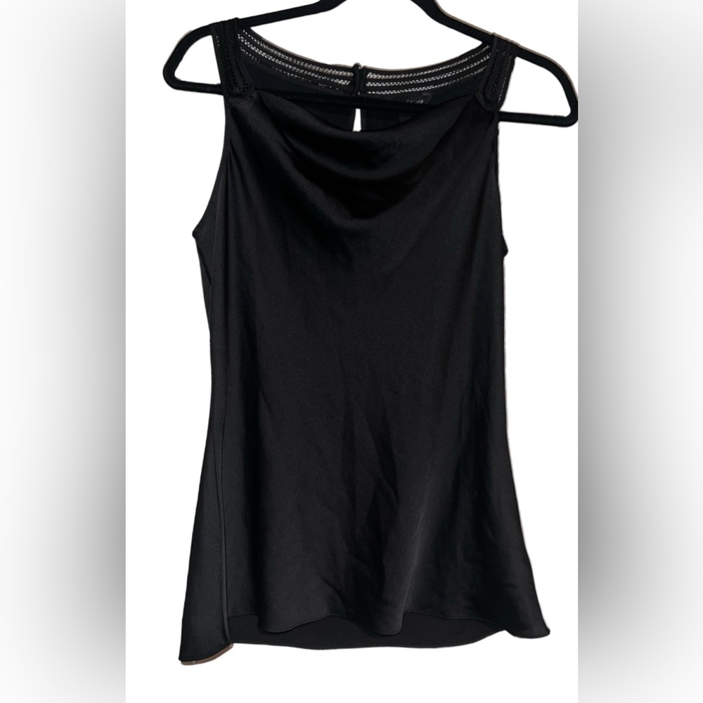🖤 WHBM Black Satin Tank